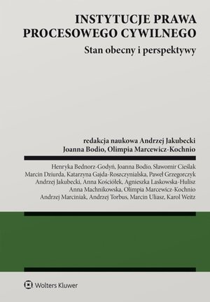 Instytucje prawa procesowego cywilnego. Stan obecny i perspektywy &ndash; ebook