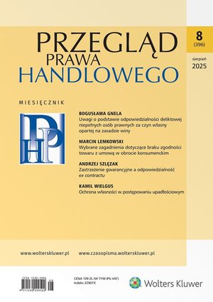 Przegląd Prawa Handlowego - Nr 8/2025 [396] – ebook