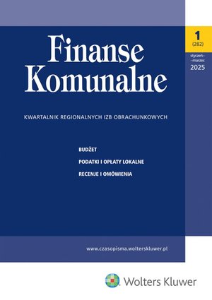 Finanse Komunalne. Numer 1/2025 – ebook