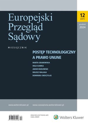 Europejski Przegląd Sądowy. Nr 12/2024 [231] – ebook
