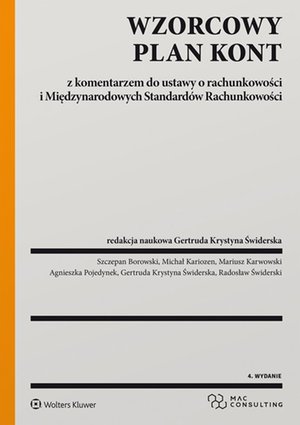 Wzorcowy Plan Kont z komentarzem do ustawy o rachunkowości i Międzynarodowych Standardów Rachunkowości – ebook