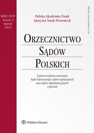 Orzecznictwo Sądów Polskich. Numer 2/2025 – ebook