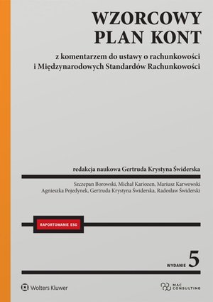Wzorcowy Plan Kont z komentarzem do ustawy o rachunkowości i Międzynarodowych Standardów Rachunkowości – ebook