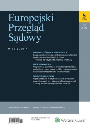 Europejski Przegląd Sądowy. Numer 5/2024 [224] &ndash; ebook