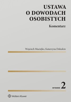 Ustawa o dowodach osobistych. Komentarz &ndash; ebook