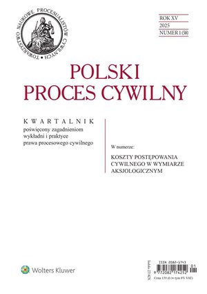 Polski Proces Cywilny. Numer 1/2025 – ebook