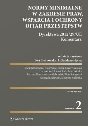Normy minimalne w zakresie praw, wsparcia i ochrony ofiar przestępstw &ndash; ebook