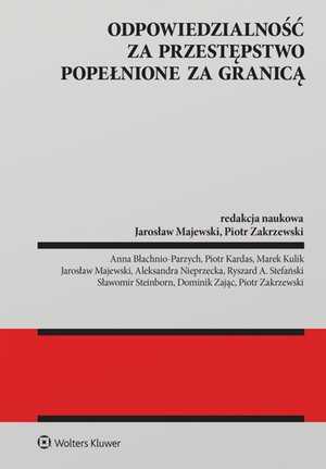 Odpowiedzialność za przestępstwo popełnione za granicą &ndash; ebook