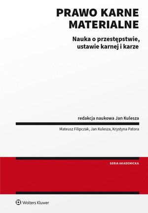 Prawo karne materialne – ebook