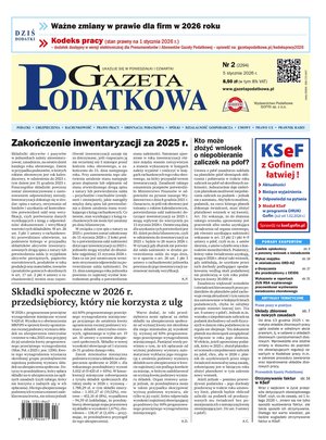 Gazeta Podatkowa &ndash; e-wydanie &ndash; 2/2026