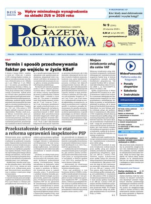 Gazeta Podatkowa &ndash; e-wydanie &ndash; 9/2026