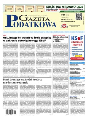 Gazeta Podatkowa &ndash; e-wydanie &ndash; 10/2026