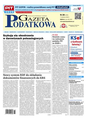 Gazeta Podatkowa &ndash; e-wydanie &ndash; 28/2026