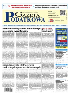 Gazeta Podatkowa &ndash; e-wydanie &ndash; 29/2026