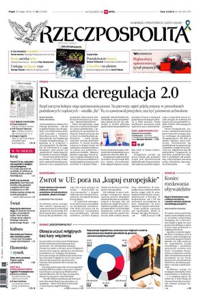Rzeczpospolita &ndash; e-wydanie &ndash; 42/2026