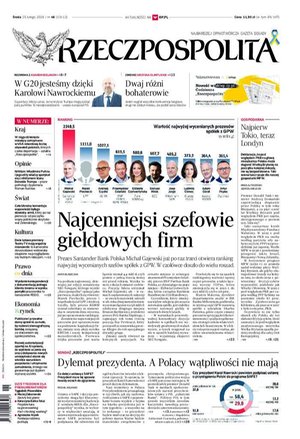 Rzeczpospolita &ndash; e-wydanie &ndash; 46/2026