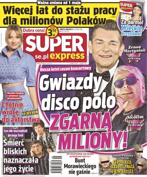 polityka, społeczno-informacyjne: Super Express &ndash; e-wydanie &ndash; 107/2026