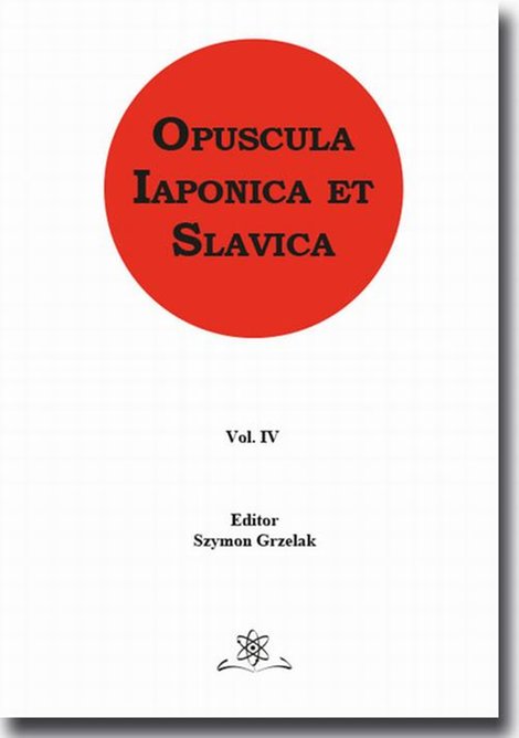 ebooki: Opuscula Iaponica et Slavica Vol. 4 – ebook