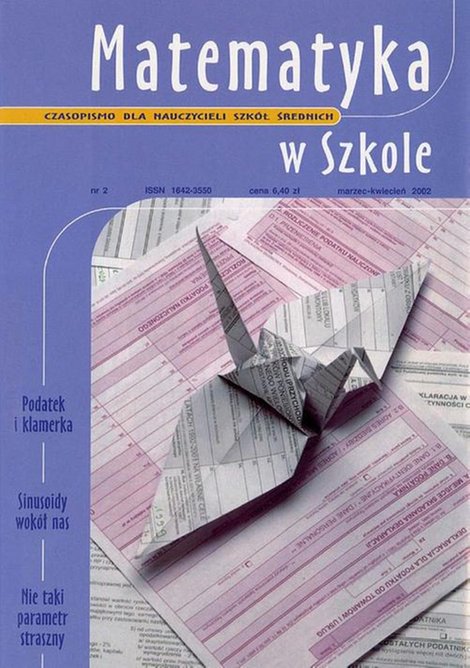 ebooki: Matematyka w Szkole. Czasopismo dla nauczycieli szk&oacute;ł średnich. Nr 2 &ndash; ebook