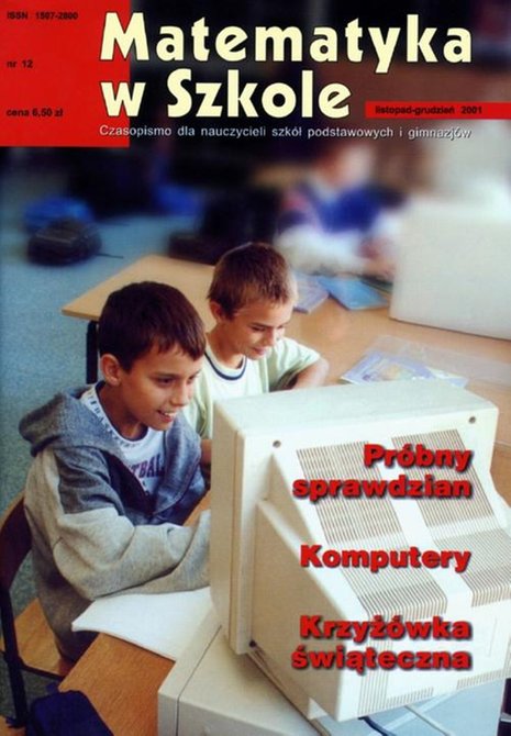 ebooki: Matematyka w Szkole. Czasopismo dla nauczycieli szk&oacute;ł podstawowych i gimnazj&oacute;w. Nr 12 &ndash; ebook