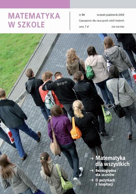 ebooki: Matematyka w Szkole. Czasopismo dla nauczycieli szk&oacute;ł średnich. Nr 34 &ndash; ebook