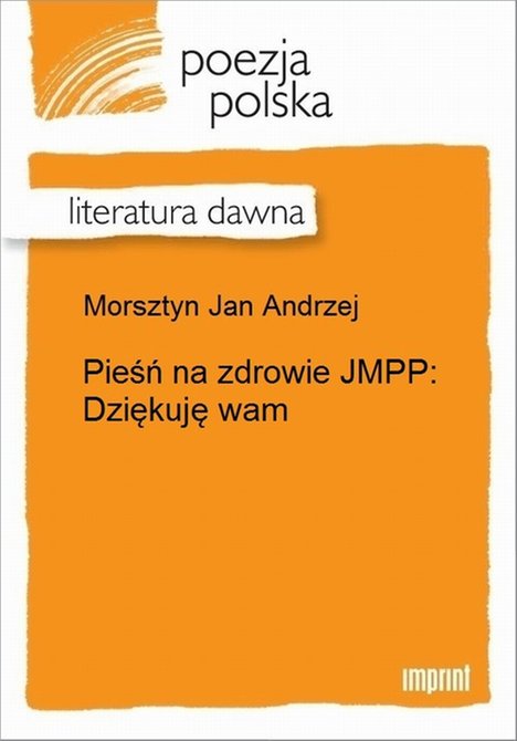 ebooki: Pieśń na zdrowie JMPP : Dziękuję wam &ndash; ebook