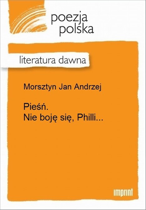 ebooki: Pieśń. Nie boję się, Philli... &ndash; ebook