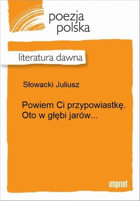 ebooki: Powiem Ci przypowiastkę. Oto w głębi jar&oacute;w (LV) &ndash; ebook