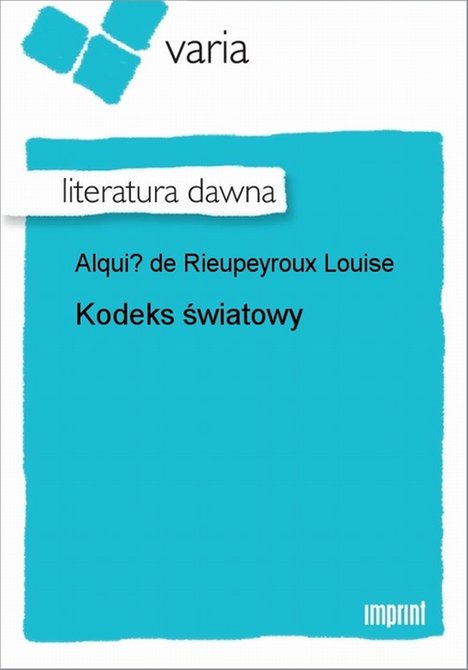 ebooki: Kodeks światowy &ndash; ebook