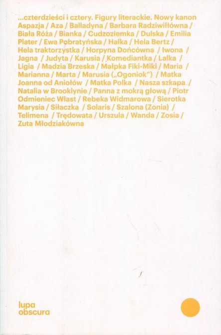 ebooki: Czterdzieści i cztery: Figury literackie. Nowy kanon &ndash; ebook