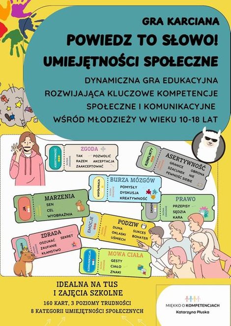 ebooki: Powiedz to słowo! Umiejętności społeczne. Gra edukacyjna dla młodzieży &ndash; ebook