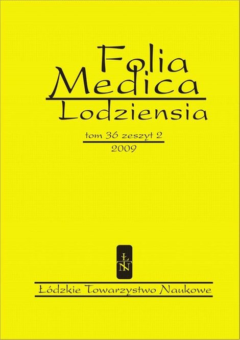 ebooki: Folia Medica Lodziensia t. 36 z. 2/2009 &ndash; ebook
