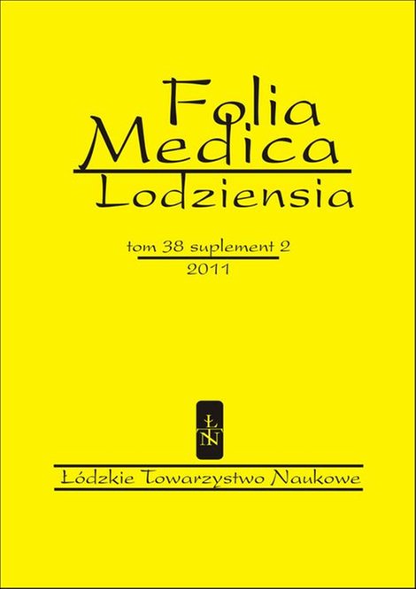 ebooki: Folia Medica Lodziensia t. 38 suplement 2/2011 &ndash; ebook