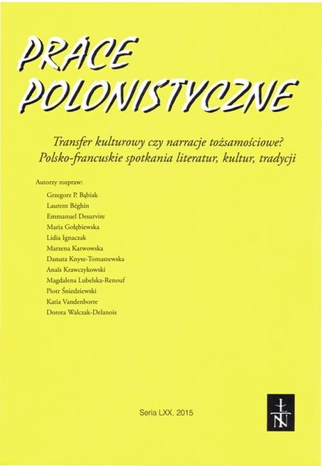 ebooki: Prace Polonistyczne t. 70/2015 &ndash; ebook