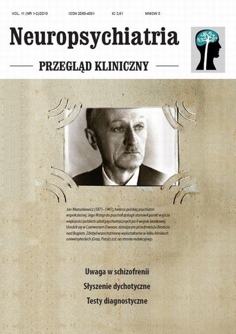 ebooki: Neuropsychiatria. Przegląd Kliniczny NR (1-2)/2019 – ebook