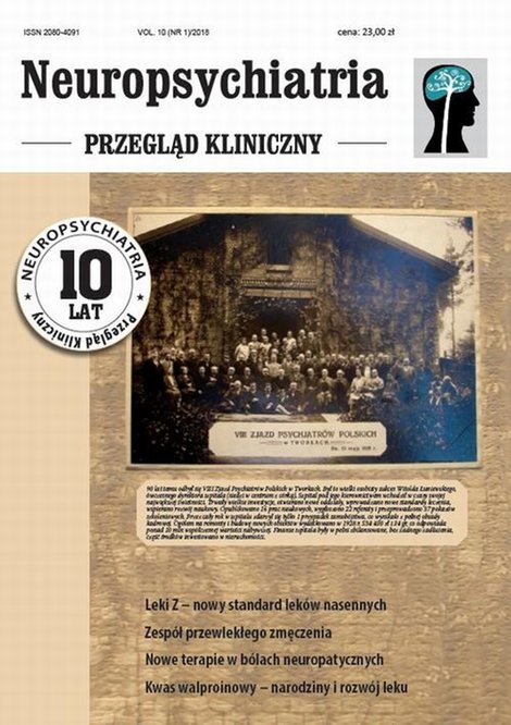 ebooki: Neuropsychiatria. Przegląd Kliniczny NR (1)/2018 – ebook