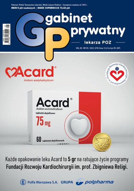 ebooki: Gabinet Prywatny lekarza POZ 5/2021 &ndash; ebook