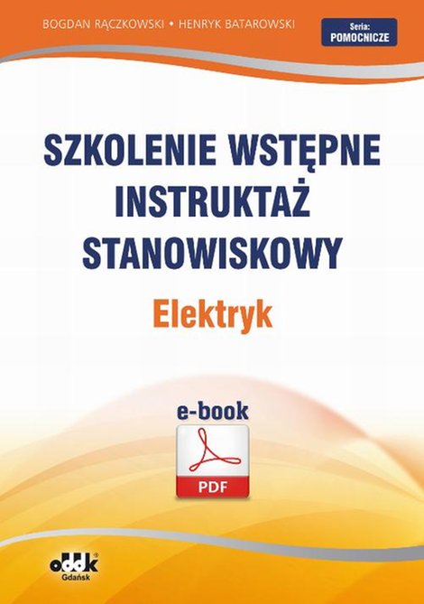 ebooki: Szkolenie wstępne Instruktaż stanowiskowy Elektryk &ndash; ebook