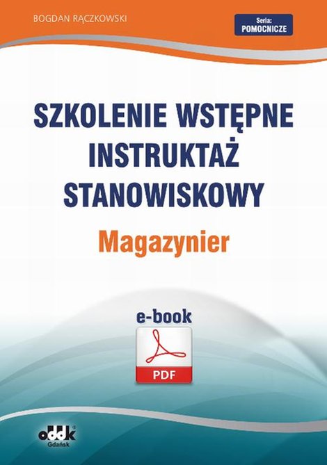 ebooki: Szkolenie wstępne Instruktaż stanowiskowy Magazynier &ndash; ebook