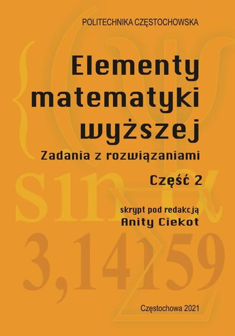 ebooki: Elementy matematyki wyższej. Cześć 2 &ndash; ebook
