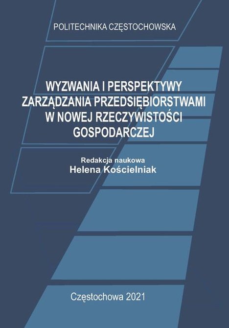 ebooki: Wyzwania i perspektywy zarządzania przedsiębiorstwami w nowej rzeczywistości gospodarczej &ndash; ebook