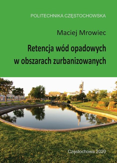 ebooki: Retencja w&oacute;d opadowych w obszarach zurbanizowanych &ndash; ebook