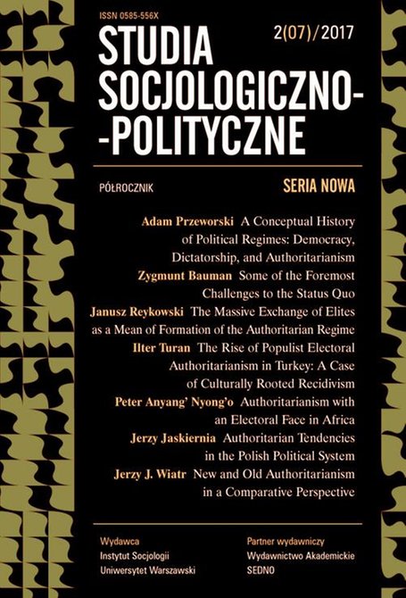 ebooki: Studia Socjologiczno-Polityczne 2(07)/2017 &ndash; ebook