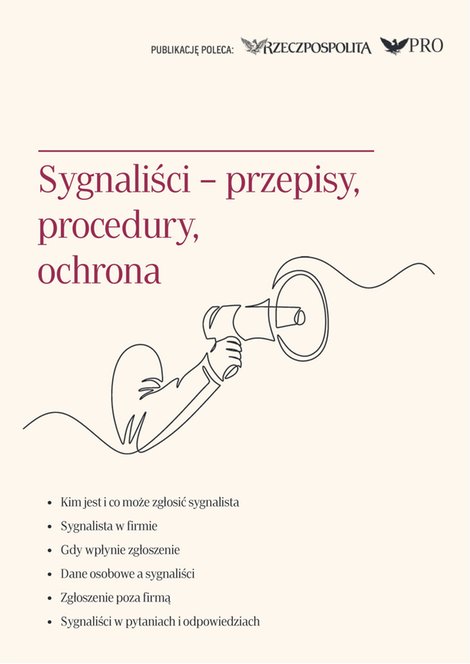 ebooki: Sygnaliści - przepisy, procedury, ochrona &ndash; ebook