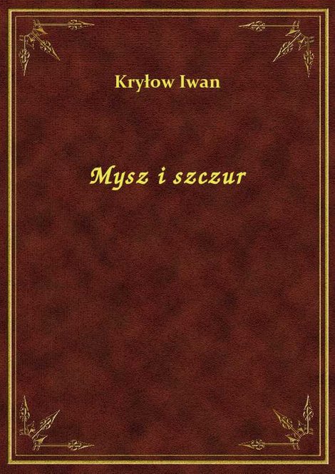 ebooki: Mysz i szczur – ebook
