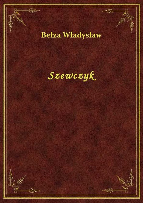 ebooki: Szewczyk &ndash; ebook