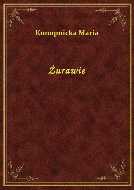 ebooki: Żurawie &ndash; ebook
