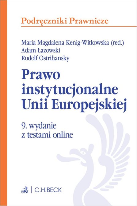 ebooki: Prawo instytucjonalne Unii Europejskiej z testami online – ebook