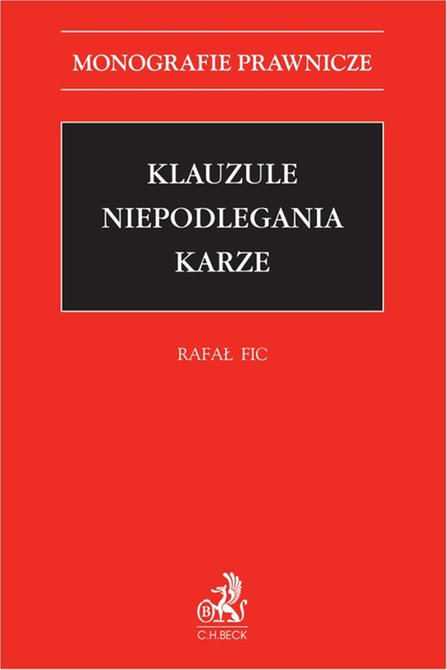 ebooki: Klauzule niepodlegania karze – ebook