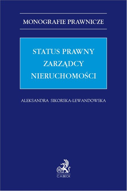 ebooki: Status prawny zarządcy nieruchomości &ndash; ebook